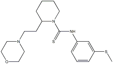 N1-[3-(methylthio)phenyl]-2-(2-morpholinoethyl)piperidine-1-carbothioamide|