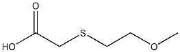 [(2-methoxyethyl)thio]acetic acid 化学構造式