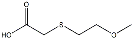 [(2-methoxyethyl)thio]acetic acid Structure