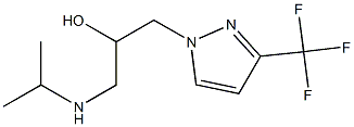 1-(isopropylamino)-3-[3-(trifluoromethyl)-1H-pyrazol-1-yl]propan-2-ol|