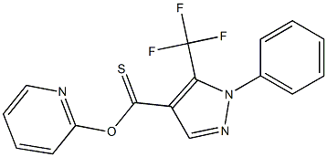 2-pyridyl 1-phenyl-5-(trifluoromethyl)-1H-pyrazole-4-carbothioate Struktur