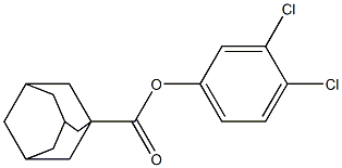 3,4-dichlorophenyl adamantane-1-carboxylate