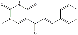  5-cinnamoyl-1-methyl-2,4(1H,3H)-pyrimidinedione