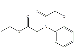 ethyl 2-(2-methyl-3-oxo-2,3-dihydro-4H-1,4-benzoxazin-4-yl)acetate Structure