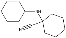 1-(cyclohexylamino)cyclohexane-1-carbonitrile Struktur