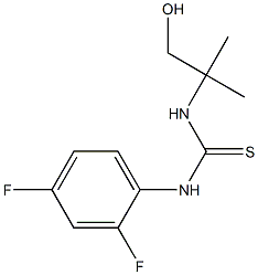 N-(2,4-difluorophenyl)-N'-(2-hydroxy-1,1-dimethylethyl)thiourea|