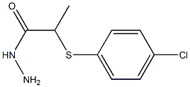  2-[(4-chlorophenyl)sulfanyl]propanohydrazide