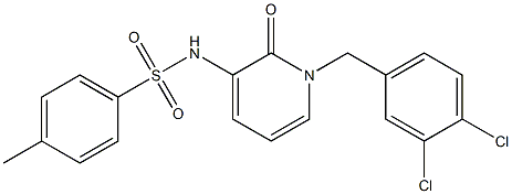 N-[1-(3,4-dichlorobenzyl)-2-oxo-1,2-dihydro-3-pyridinyl]-4-methylbenzenesulfonamide