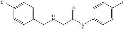 2-[(4-chlorobenzyl)amino]-N-(4-iodophenyl)acetamide