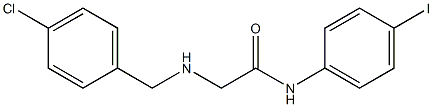 2-[(4-chlorobenzyl)amino]-N-(4-iodophenyl)acetamide|