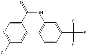 6-chloro-N-[3-(trifluoromethyl)phenyl]nicotinamide