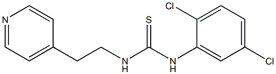 N-(2,5-dichlorophenyl)-N'-[2-(4-pyridyl)ethyl]thiourea 化学構造式