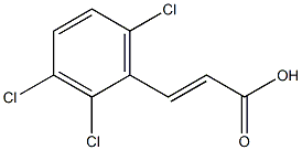 (E)-3-(2,3,6-trichlorophenyl)acrylic acid 化学構造式