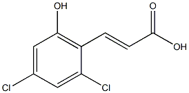 (E)-3-(2,4-dichloro-6-hydroxyphenyl)acrylic acid|