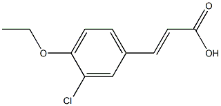 (E)-3-(3-chloro-4-ethoxyphenyl)acrylic acid