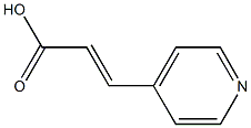 (E)-3-(pyridin-4-yl)acrylic acid Structure