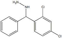 1-((2,4-dichlorophenyl)(phenyl)methyl)hydrazine Structure