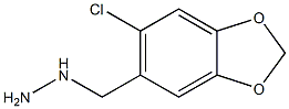 1-((5-chlorobenzo[d][1,3]dioxol-6-yl)methyl)hydrazine