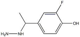 1-(1-(3-fluoro-4-hydroxyphenyl)ethyl)hydrazine