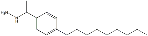 1-(1-(4-nonylphenyl)ethyl)hydrazine Structure