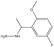 1-(1-(5-fluoro-2-methoxyphenyl)ethyl)hydrazine