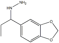 1-(1-(benzo[d][1,3]dioxol-5-yl)propyl)hydrazine Structure