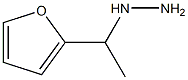 1-(1-(furan-2-yl)ethyl)hydrazine Structure