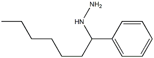 1-(1-phenylheptyl)hydrazine Struktur