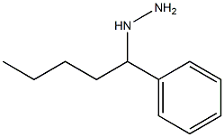 1-(1-phenylpentyl)hydrazine Structure