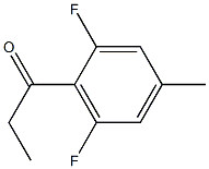 1-(2,6-difluoro-4-methylphenyl)propan-1-one,,结构式