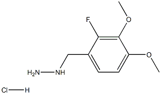 1-(2-fluoro-3,4-dimethoxybenzyl)hydrazine hydrochloride|