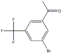 1-(3-bromo-5-(trifluoromethyl)phenyl)ethanone,,结构式