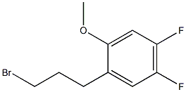 1-(3-bromopropyl)-4,5-difluoro-2-methoxybenzene Structure