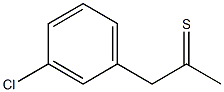 1-(3-chlorophenyl)propane-2-thione Structure