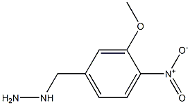 1-(3-methoxy-4-nitrobenzyl)hydrazine Structure
