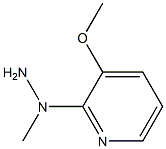 1-(3-methoxypyridin-2-yl)-1-methylhydrazine 结构式