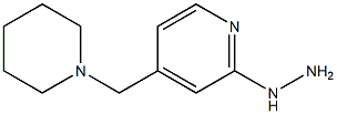 1-(4-((piperidin-1-yl)methyl)pyridin-2-yl)hydrazine Structure