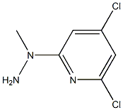 1-(4,6-dichloropyridin-2-yl)-1-methylhydrazine Structure