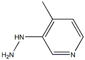 1-(4-methylpyridin-3-yl)hydrazine Structure