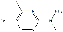 1-(5-bromo-6-methylpyridin-2-yl)-1-methylhydrazine
