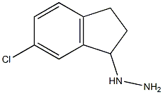 1-(5-chloro-2,3-dihydro-1H-inden-3-yl)hydrazine 结构式