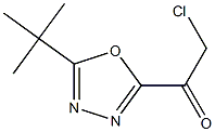 1-(5-tert-butyl-1,3,4-oxadiazol-2-yl)-2-chloroethanone,,结构式