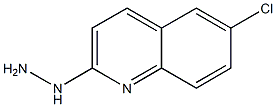 1-(6-chloroquinolin-2-yl)hydrazine,,结构式