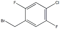 1-(bromomethyl)-4-chloro-2,5-difluorobenzene Structure