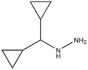 1-(dicyclopropylmethyl)hydrazine Structure