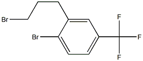 1-bromo-2-(3-bromopropyl)-4-(trifluoromethyl)benzene Structure