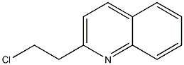 2-(2-chloroethyl)quinoline 结构式