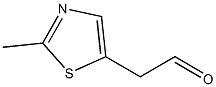 2-(2-methylthiazol-5-yl)acetaldehyde Struktur
