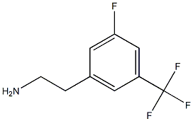2-(3-fluoro-5-(trifluoromethyl)phenyl)ethanamine,,结构式