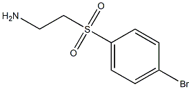 2-(4-bromophenylsulfonyl)ethanamine,,结构式